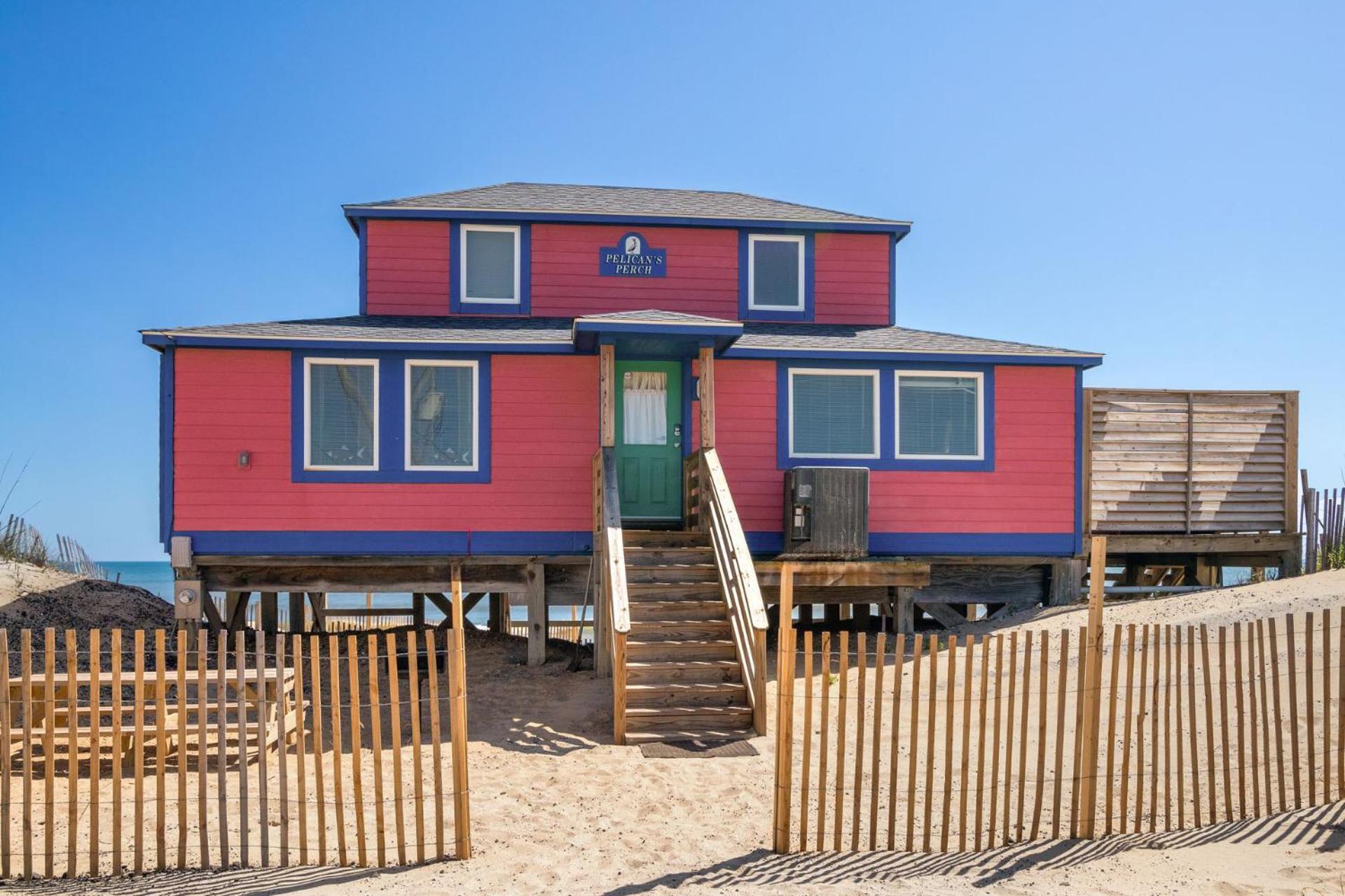 4102 Pelicans Perch: The Iconic Obx Oceanfront Kitty Hawk Kültér fotó